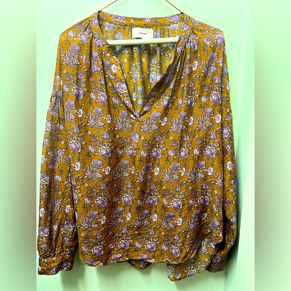 XIRENIA floral blouse